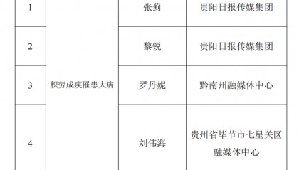 2025年中国新闻工作者援助项目贵州省拟申报人员名单公示